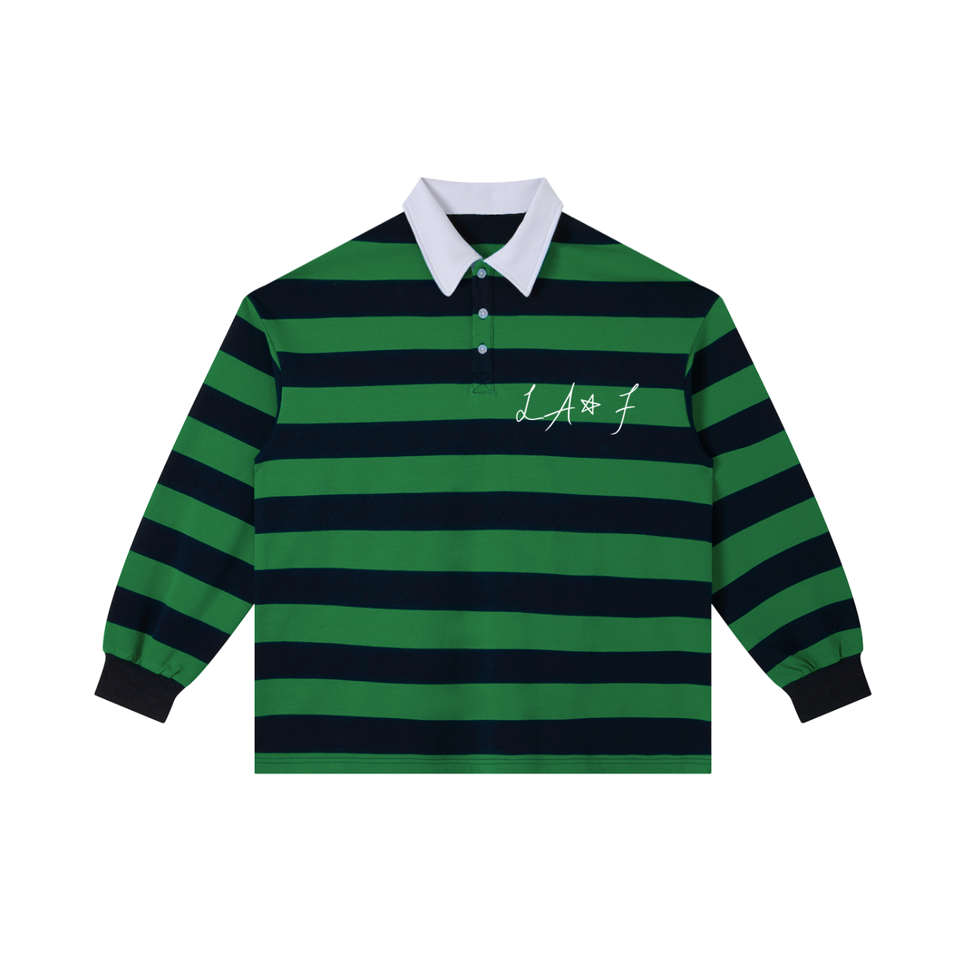 Color Block Stripe Polo Shirt